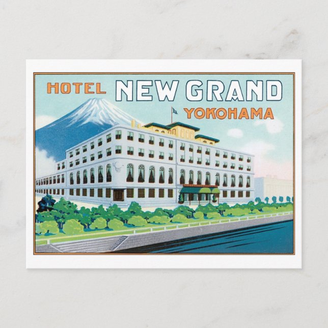 Hotel New Grand Yokohama Postcard (Front)