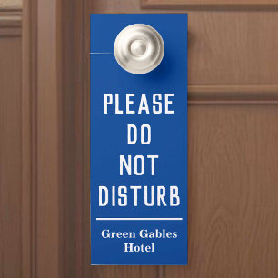 Hotel Please Do Not Disturb/ Clean My Room Door Hanger