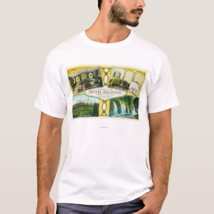 Hotel Redding Interior Views with Scenic Sites T-Shirt
