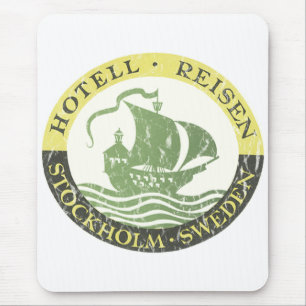 Hotel Reisen - distressed Mouse Pad