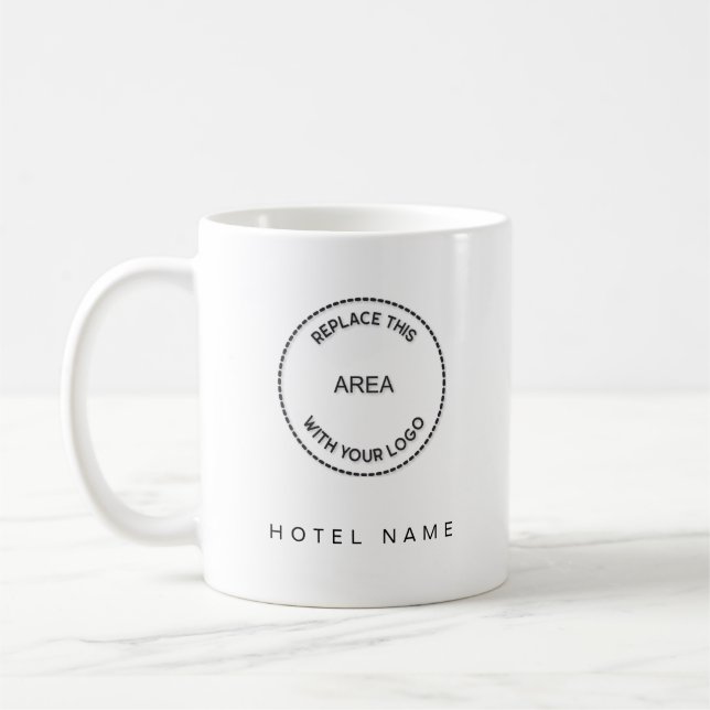 Hotel Restaurant Logo Name Slogan Coffee Mug (Left)