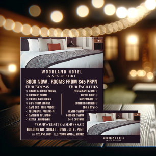 Hotel Room, Hotel Accommodation Business Card