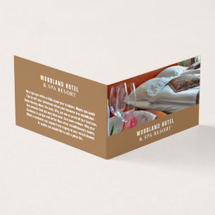 Hotel Room, Hotel Accommodation Detailed Business Card