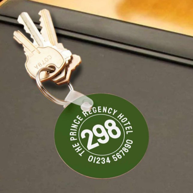 Hotel Room Key Fob with Room Number (Creator Uploaded)