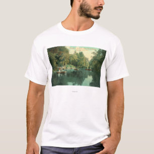 Hotel Rowardennan Guests Boating on the Lake T-Shirt