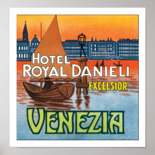 Hotel Royal Danieli Venezia w/o border Poster