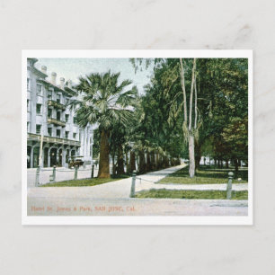 Hotel St. James, San Jose, CA Vintage Postcard