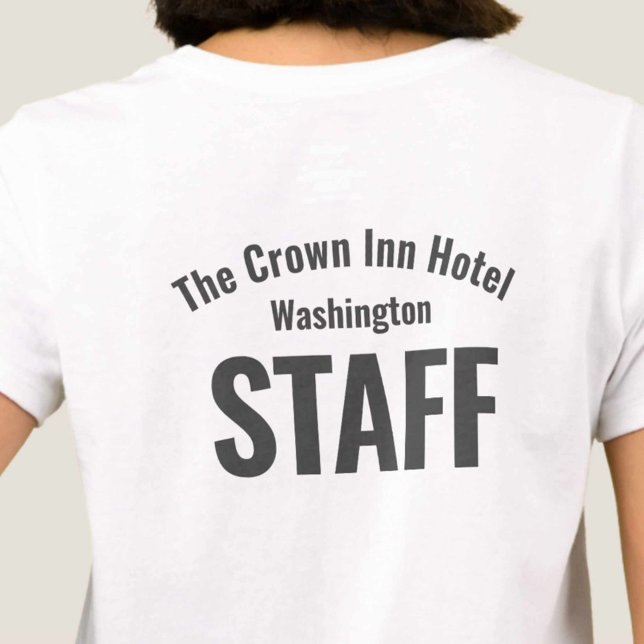 Hotel Staff Uniform T-Shirt (Creator Uploaded)