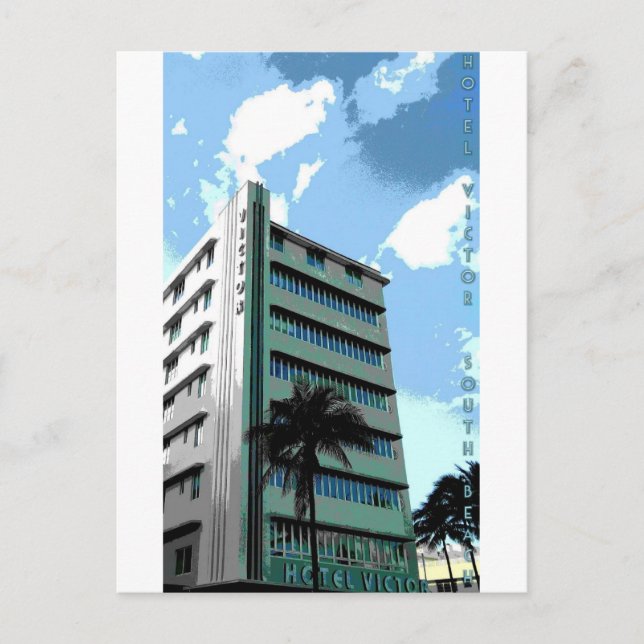 Hotel Victor Miami Beach Postcard (Front)