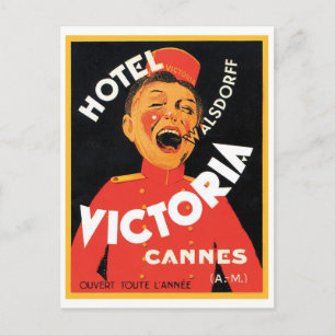 Hotel Victoria Cannes Postcard