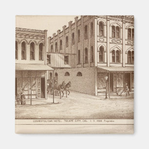 Hotel, vineyard, Tulare Magnet