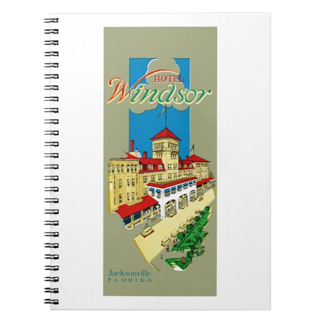 Hotel Windsor Jacksonville Notebook (Front)