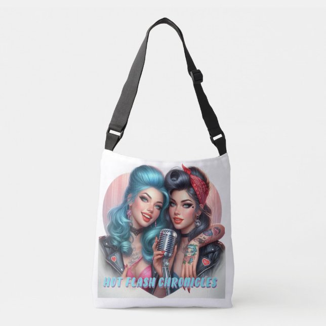 HotFlash Chronicles Crossbody Bag (Front)