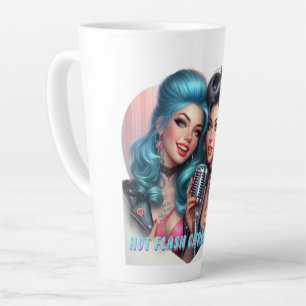 Hotflash Chronicles –Sip, Laugh, Repeat Latte Cup