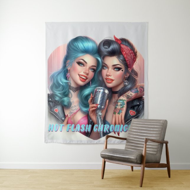 HotFlash Chronicles Tapestry (In Situ)