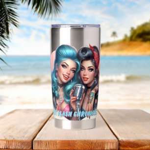 Hotflash Chronicles Tumbler –Sip, Laugh, Repeat