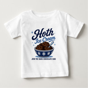 Hoth Ice Cream Dark Chocolate Funny Baby T-Shirt