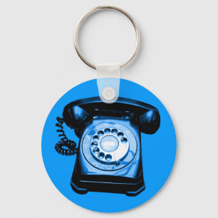 Hotline Blue Key Ring