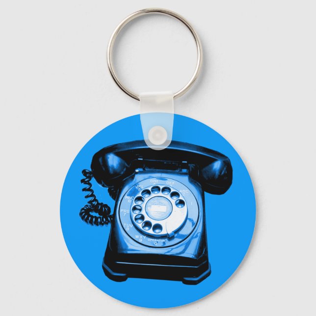 Hotline Blue Key Ring (Front)