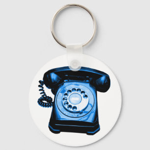 Hotline Blue Key Ring