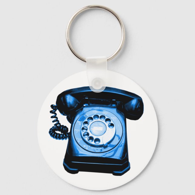 Hotline Blue Key Ring (Front)