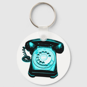 Hotline Cyan Key Ring