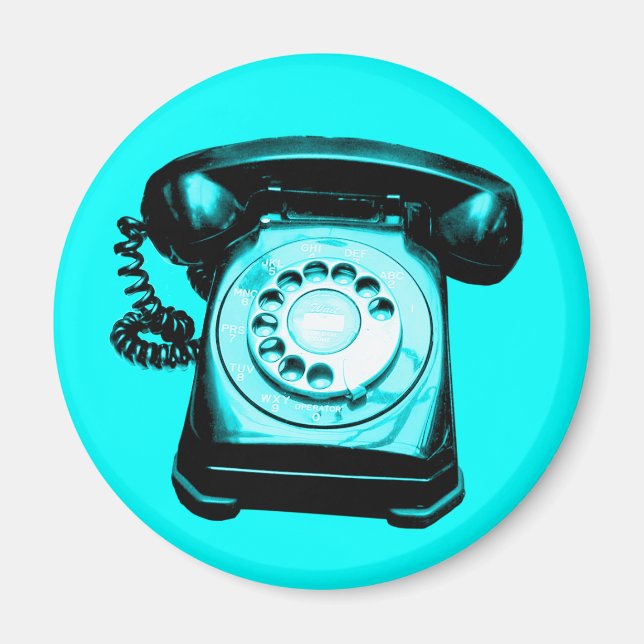 Hotline Cyan Magnet (Front)