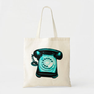 Hotline Cyan Tote Bag
