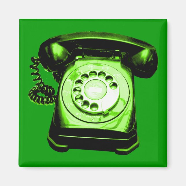 Hotline Green Magnet (Front)