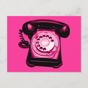Hotline in Crimson Postcard