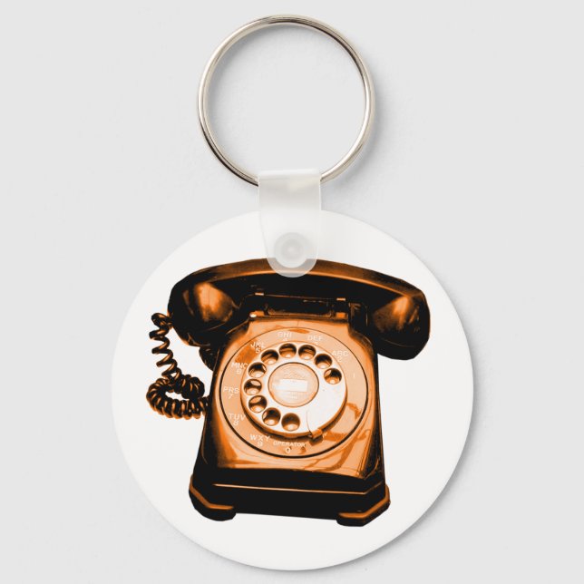 Hotline Orange Key Ring (Front)