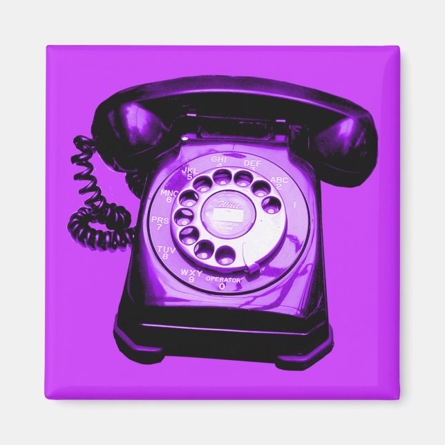 Hotline Purple Magnet (Front)