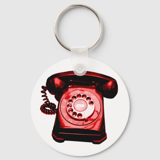 Hotline Red Key Ring (Front)