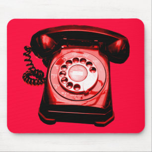 Hotline Red Mouse Pad