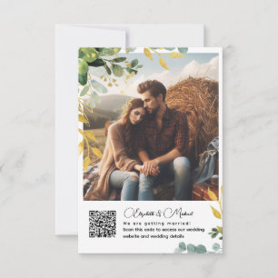 HOTO Details QR Rsvp Gift Registry Accommodation Card