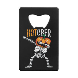 Hotober Dabbing Pumpkin Skeleton Halloween