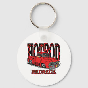 Hotrod Redneck Key Ring