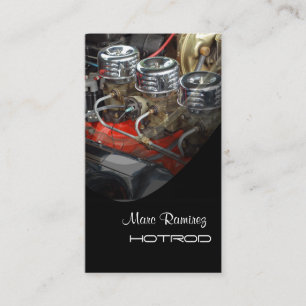 Hotrod restoration business template card
