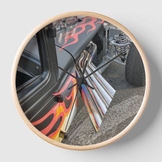 HotRod Roadster Clock (Front)