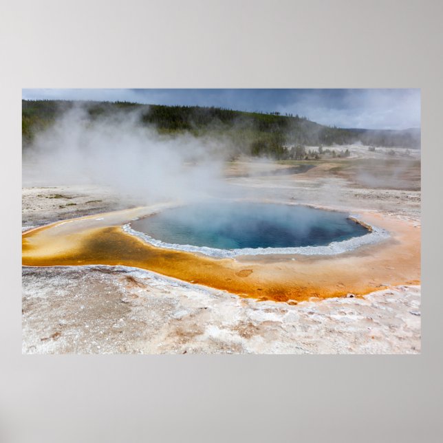 Hotspring in Yellowstone Poster (Front)