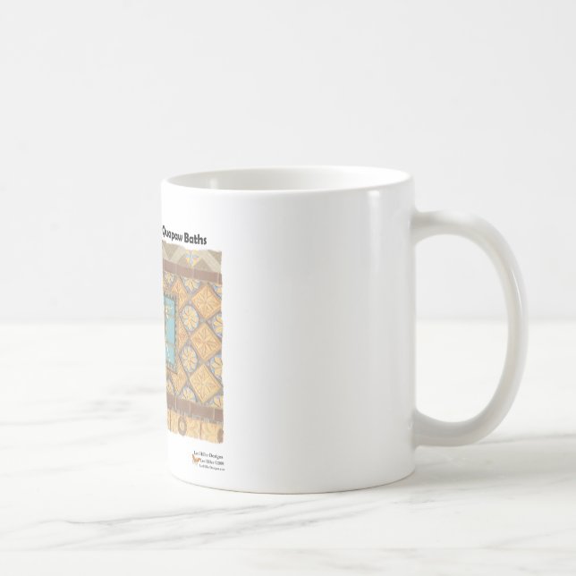 HotSprings, AR Quapaw Dome Tiles II Gifts Apparel Coffee Mug (Right)