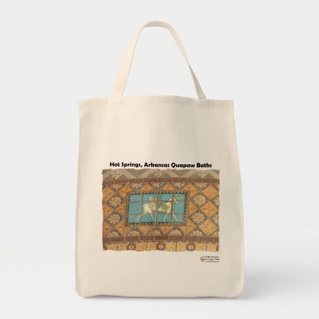 HotSprings, AR Quapaw Dome Tiles II Gifts Apparel Tote Bag (Front)