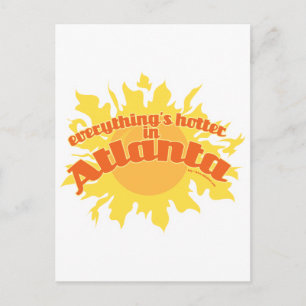 Hotter in Atlanta Postcard
