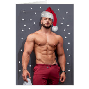 Hottest Hunks On The Planet Christmas Buff Santa