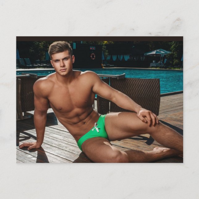 Hottest Hunks on the Planet! Time For Equality!    Postcard (Front)