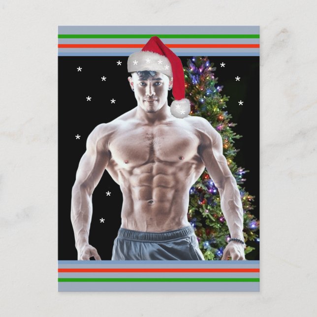 Hottest Hunks on the Planet! Time For Equality!  Postcard (Front)