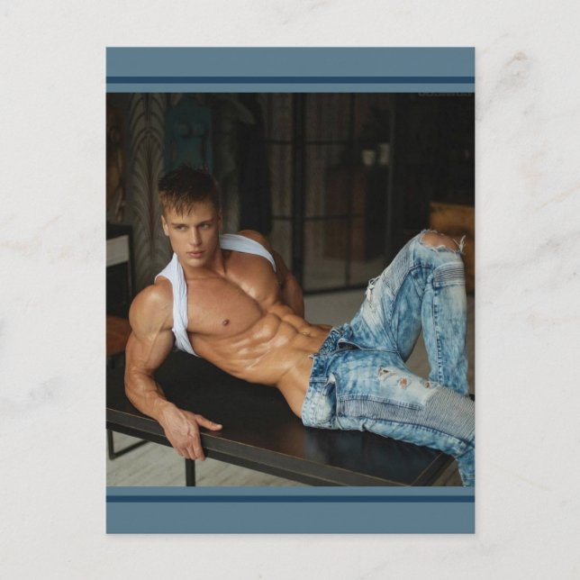 Hottest Hunks on the Planet! Time For Equality!    Postcard (Front)