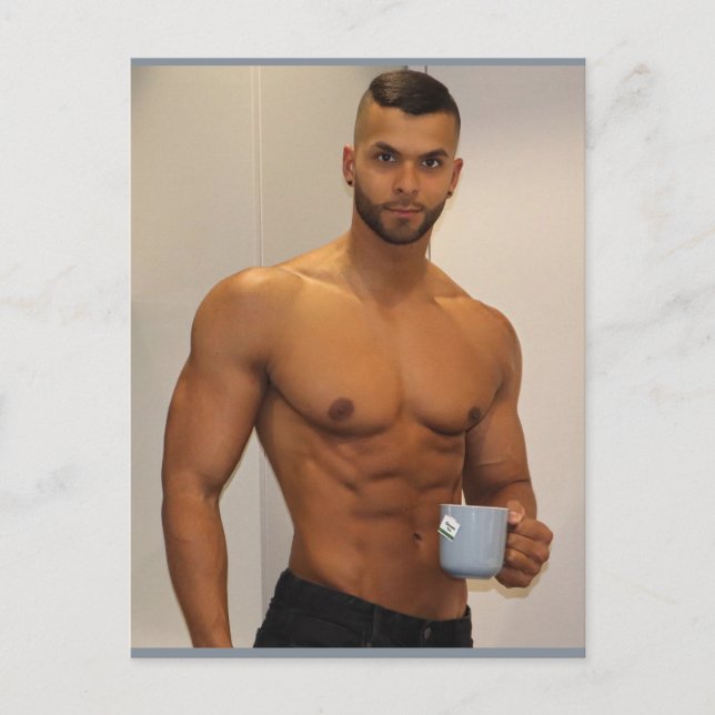 Hottest Hunks on the Planet! Time For Equality! Postcard (Front)