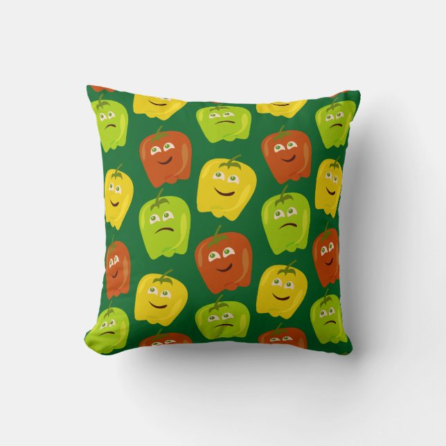 Hottie Bell Peppers Cushion (Front)