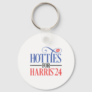 Hotties For Harris 2024  Key Ring